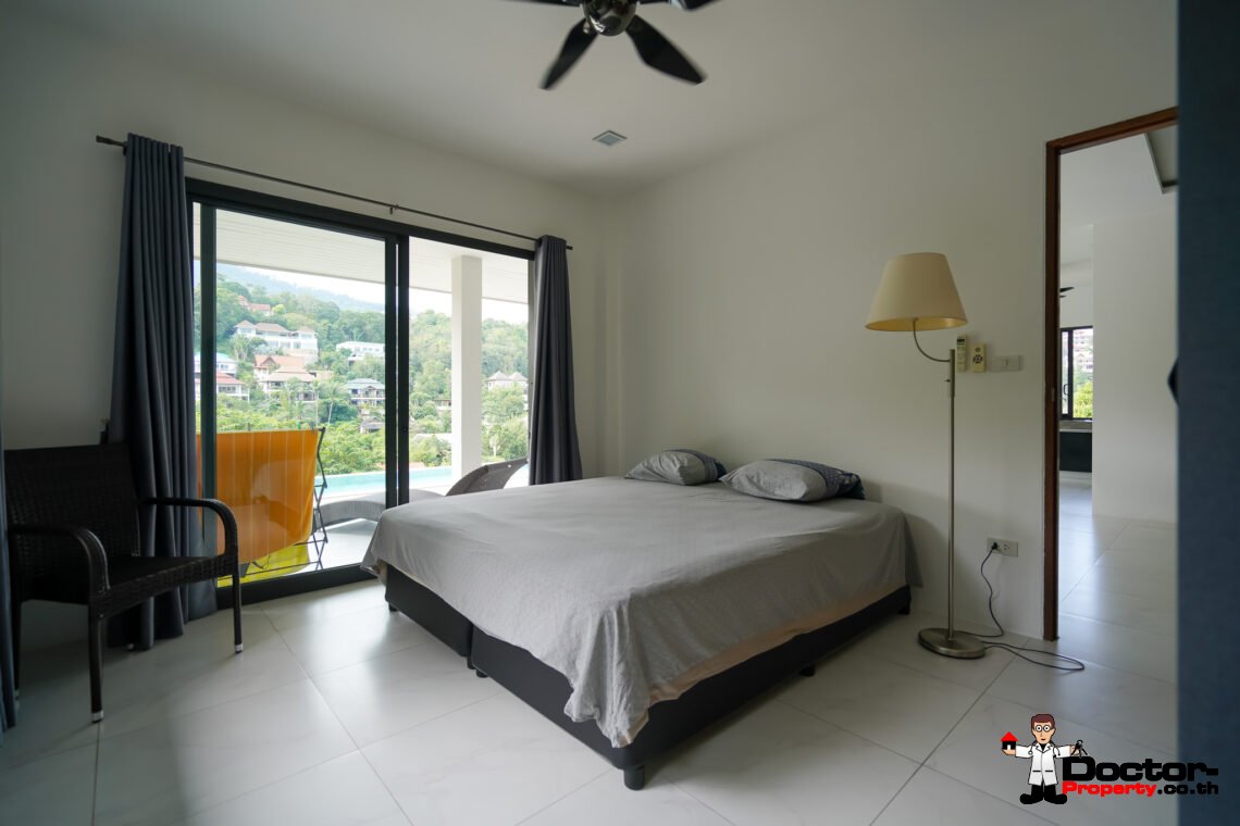 3 Bed Pool Villa with Partial Sea View – Bang Por, Koh Samui – For Sale